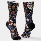 Chaussette Motif floral, William Morris (Angulaire)