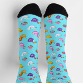 Chaussette Motif flottant de la piscine d'été (Haut)