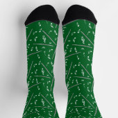 Chaussette Motif Flue Music Notes (Haut)