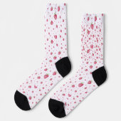 Chaussette Motif fraise (Gauche)