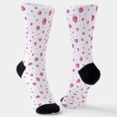 Chaussette Motif fraise (Angulaire)