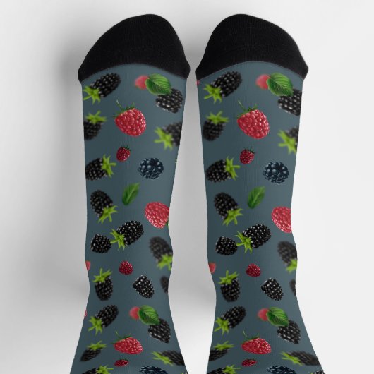 Chaussette Motif framboise (Haut)