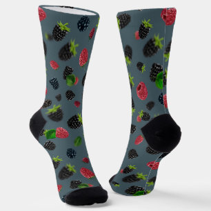 Chaussette Motif framboise
