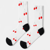 Chaussette Motif Fruit cerise (Gauche)