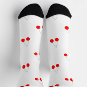 Chaussette Motif Fruit cerise (Haut)