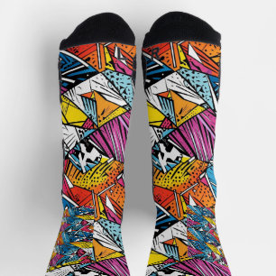 Chaussette motif géométrique Abstrait design 21 - Chaussettes