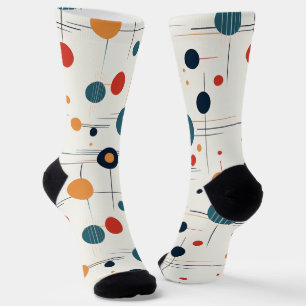 Chaussette Motif géométrique du milieu du siècle