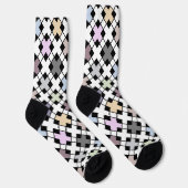 Chaussette Motif géométrique multicolore (Droite)