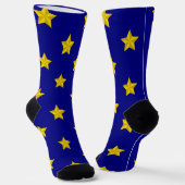 Chaussette Motif Gold Stars, Bleu Marine, Exclusive (Angulaire)