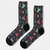 Chaussette Motif graphique Halloween amusant (Gauche)