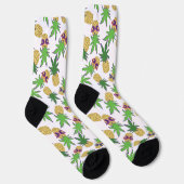 Chaussette Motif graphique Sunshine Pineapples (Droite)