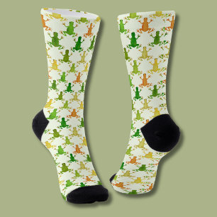 Chaussette Motif grenouille
