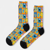 Chaussette Motif Hanoukka de Sesame Street (Gauche)