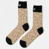 Chaussette Motif harmonique (Gauche)