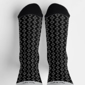 Chaussette Motif hiérarchique croisé copte (Haut)