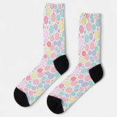 Chaussette Motif imparfait à points pastel (Gauche)