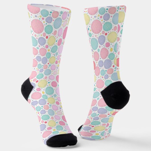 Chaussette Motif imparfait à points pastel (Angulaire)
