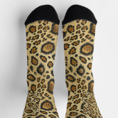 Chaussette Motif imprimé léopard – Conception de peau d'anima (Haut)