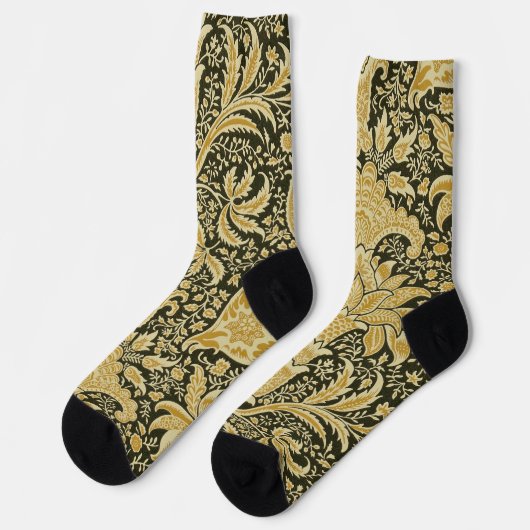 Chaussette Motif indien, William Morris (Gauche)
