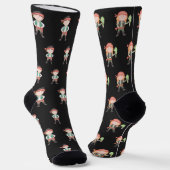 Chaussette Motif inégal des pirates (Angulaire)