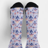 Chaussette Motif Iris Flower (Haut)
