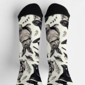 Chaussette Motif lapin Vintage (Haut)