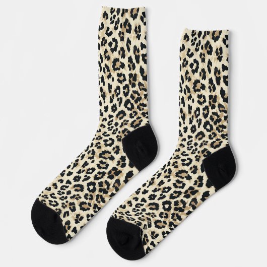 Chaussette Motif Leopard classique (Gauche)