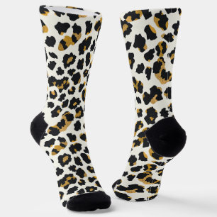 Chaussette Motif Leopard classique