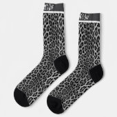 Chaussette Motif léopard, tigre, peau de léopard, tendance, (Gauche)