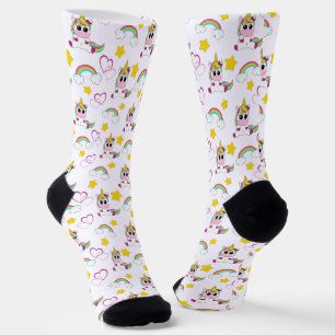 Chaussette Motif licorne