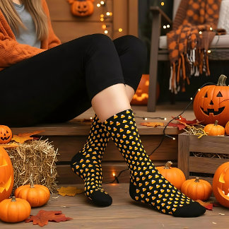 Chaussette Motif Maïs en Bonbon