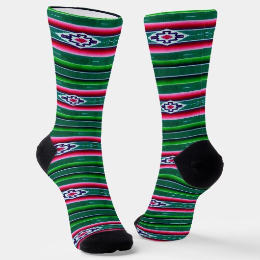 Chaussette Motif mexicain Sarape (Angulaire)