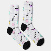 Chaussette Motif mignonne Graph pour son blanc (Droite)