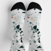 Chaussette Motif moderne Abstrait Terrazzo (Haut)