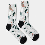 Chaussette Motif moderne Abstrait Terrazzo (Droite)