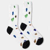 Chaussette Motif moderne Crystal Terrazzo (Droite)
