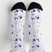 Chaussette Motif Moderne d'Infirmière Médecin (Haut)