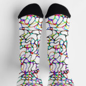 Chaussette Motif multicolore (Haut)