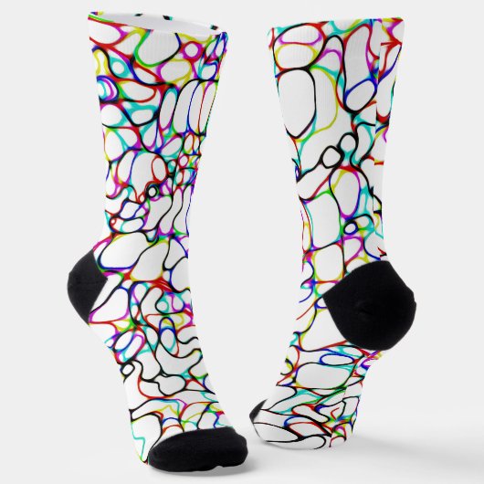 Chaussette Motif multicolore (Angulaire)