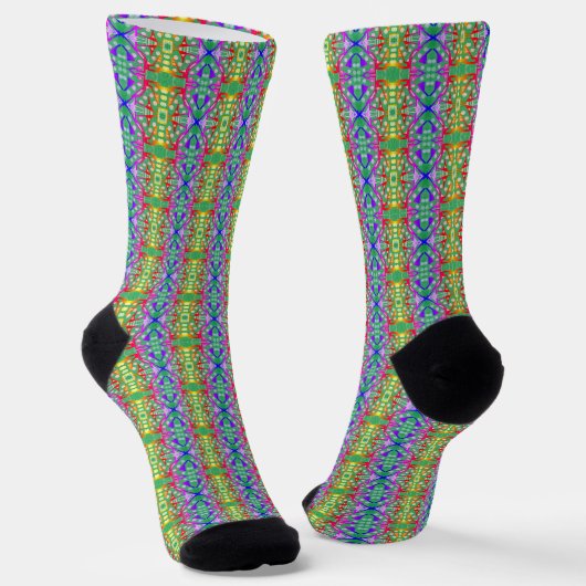 Chaussette Motif multicolore coloré (Angulaire)