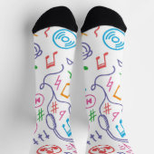Chaussette Motif musical (Haut)