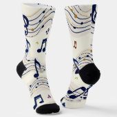 Chaussette Motif musical (Angulaire)