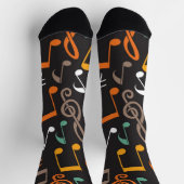 Chaussette Motif musical (Haut)