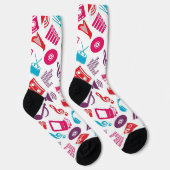Chaussette Motif musical (Droite)