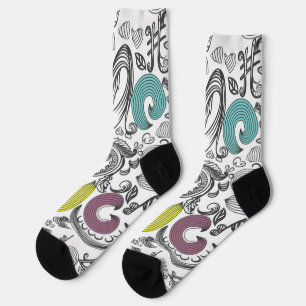 Chaussette Motif musical