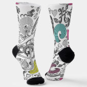 Chaussette Motif musical (Angulaire)