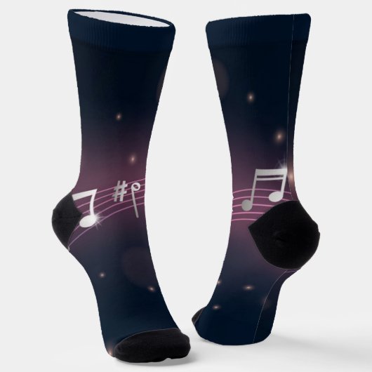 Chaussette Motif musical (Angulaire)