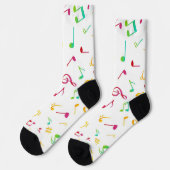 Chaussette Motif musical (Gauche)