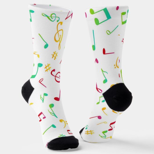 Chaussette Motif musical (Angulaire)