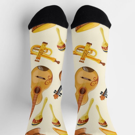 Chaussette Motif musical (Haut)